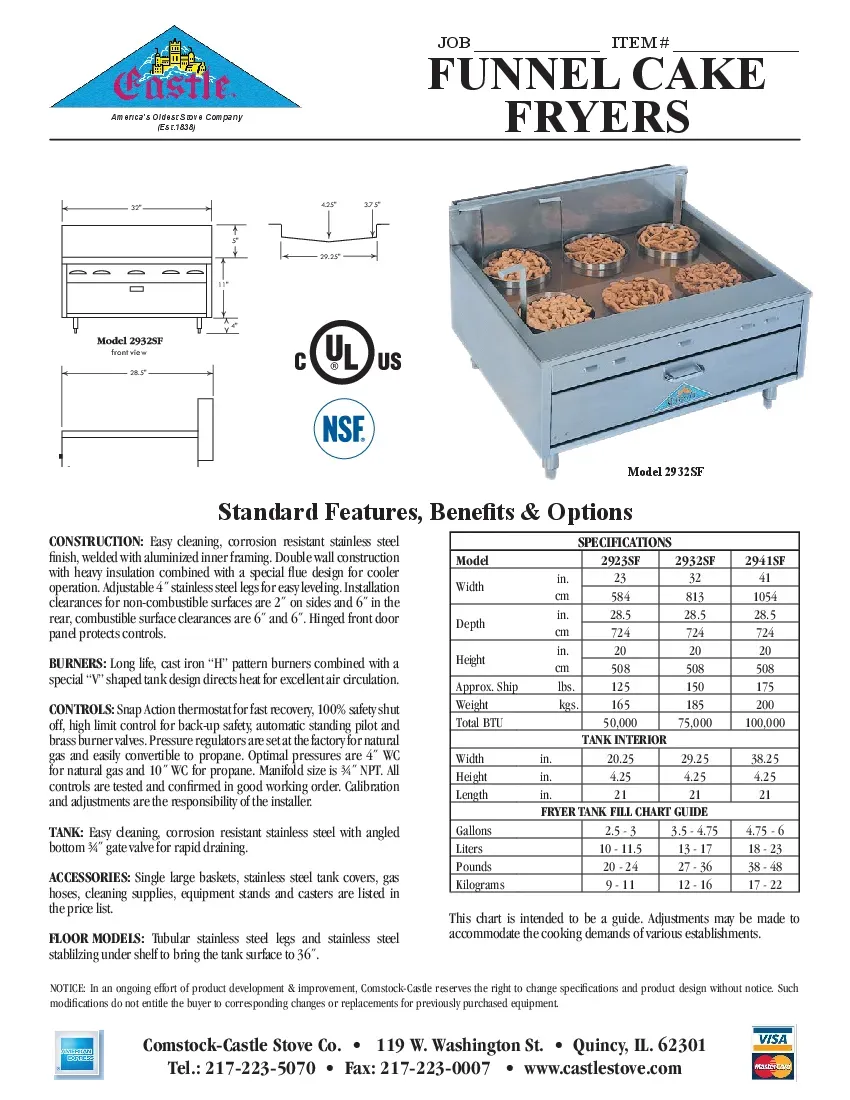 comstock-castle-2932sf-doughnut-funnel-cake-fryer-specsheet-2602225grz82.pdf
