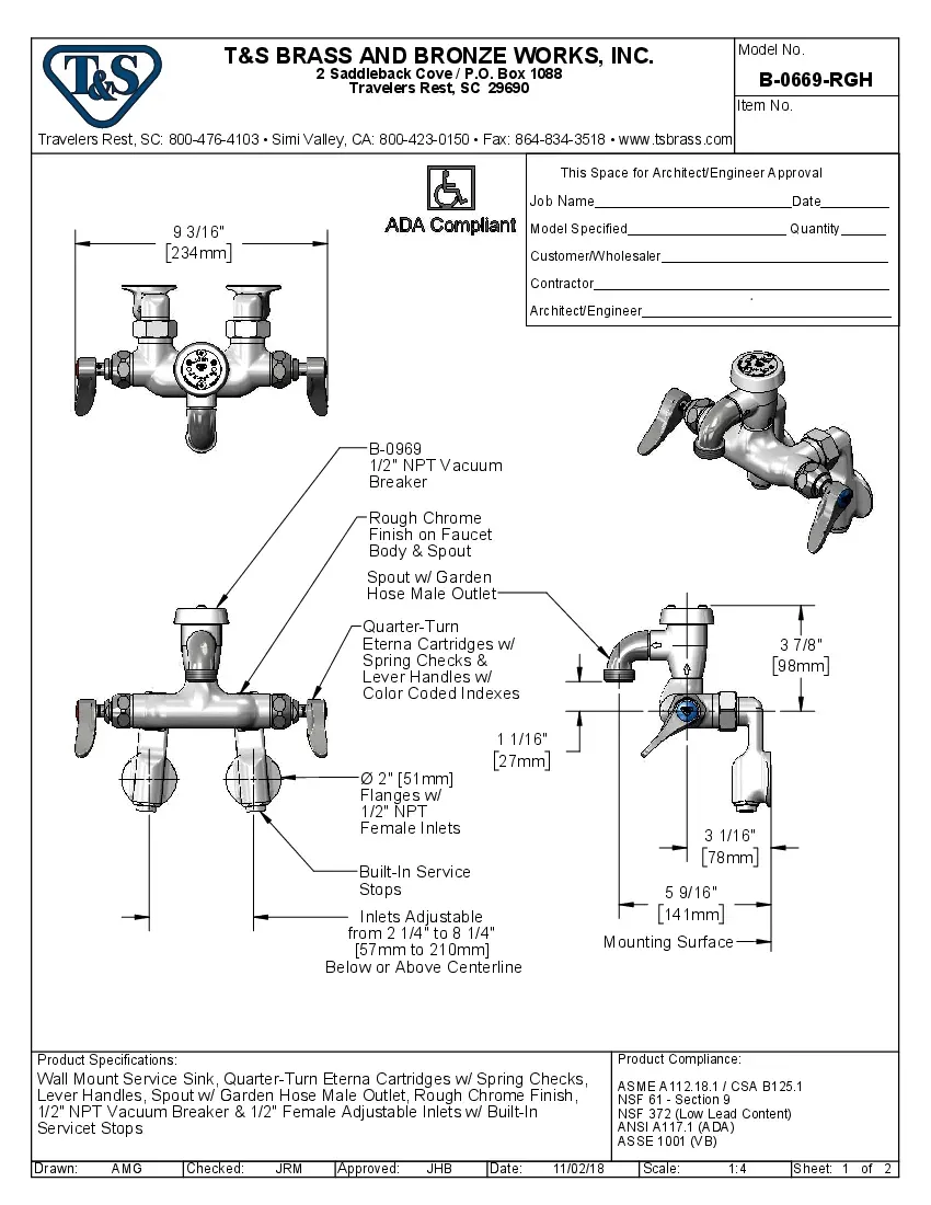 t-s-brass-b-0669-rgh-manual-faucets-chrome-plated-wall-mount-specsheet-260726pfcmk7.pdf
