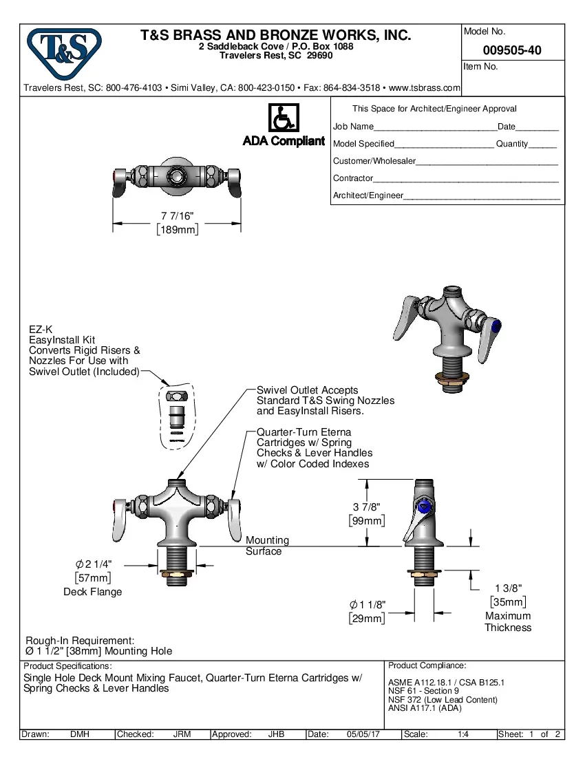 t-s-brass-009505-40-manual-faucets-specsheet-2602220kff5d.pdf