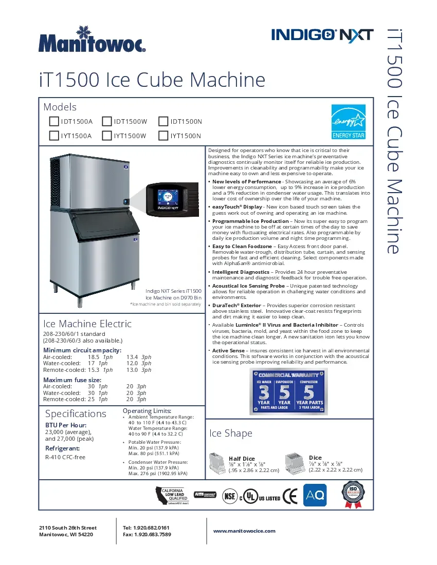 manitowoc-idt1500a-263e-ice-maker-cube-style-specsheet-260222jcwtps.pdf