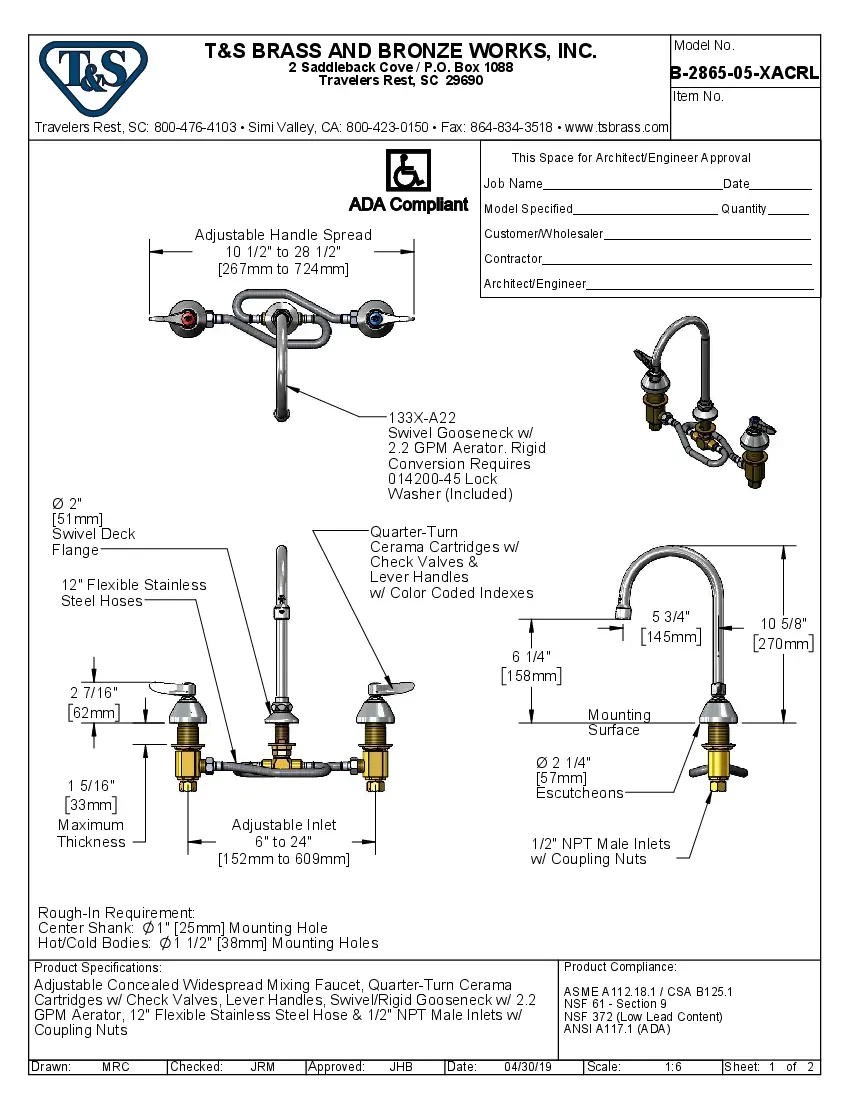 t-s-brass-b-2865-05-xacrl-manual-faucets-specsheet-26022250tgl4.pdf