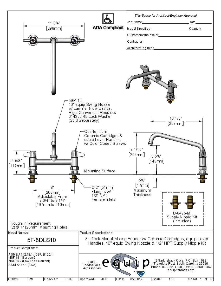 t-s-brass-5f-8dls10-faucet-deck-mount-chrome-plated-specsheet-260726gn6nal.pdf