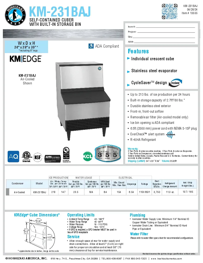 hoshizaki-km-231baj-ice-maker-with-bin-cube-style-specsheet-2602220w66vn.pdf