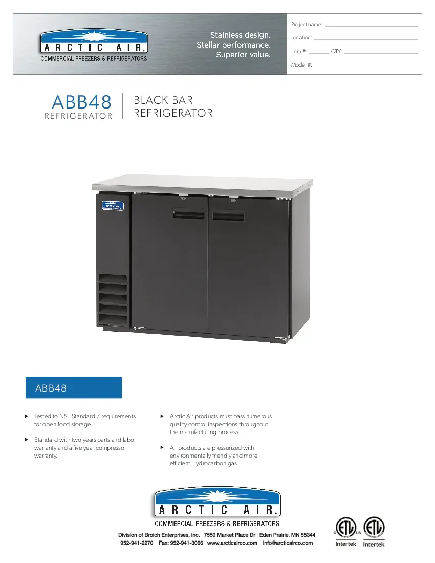 arctic-air-abb48-back-bar-cabinet-refrigerated-specsheet-260222sve2e2.pdf