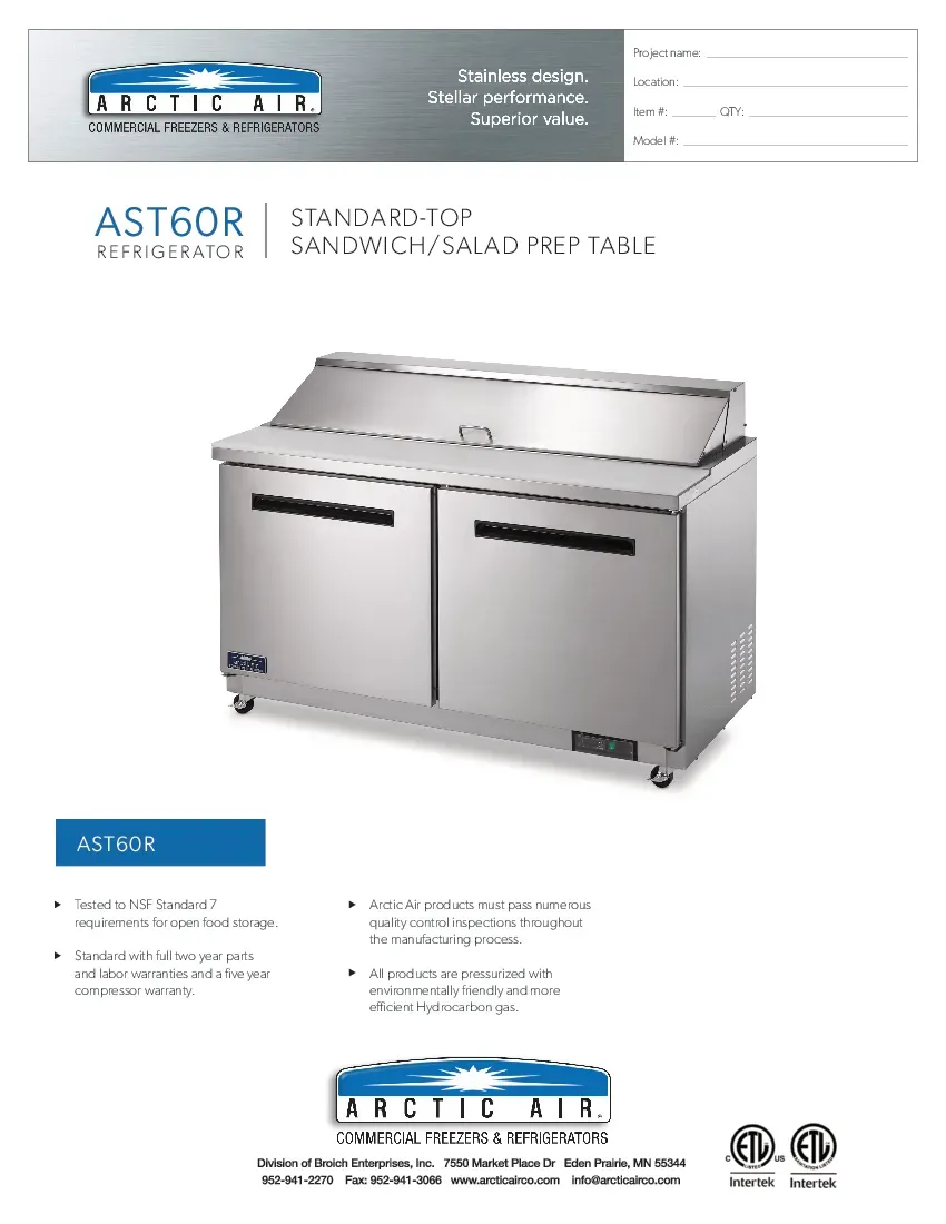 arctic-air-ast60r-refrigerated-counter-sandwich-salad-unit-specsheet-260222icyio6.pdf