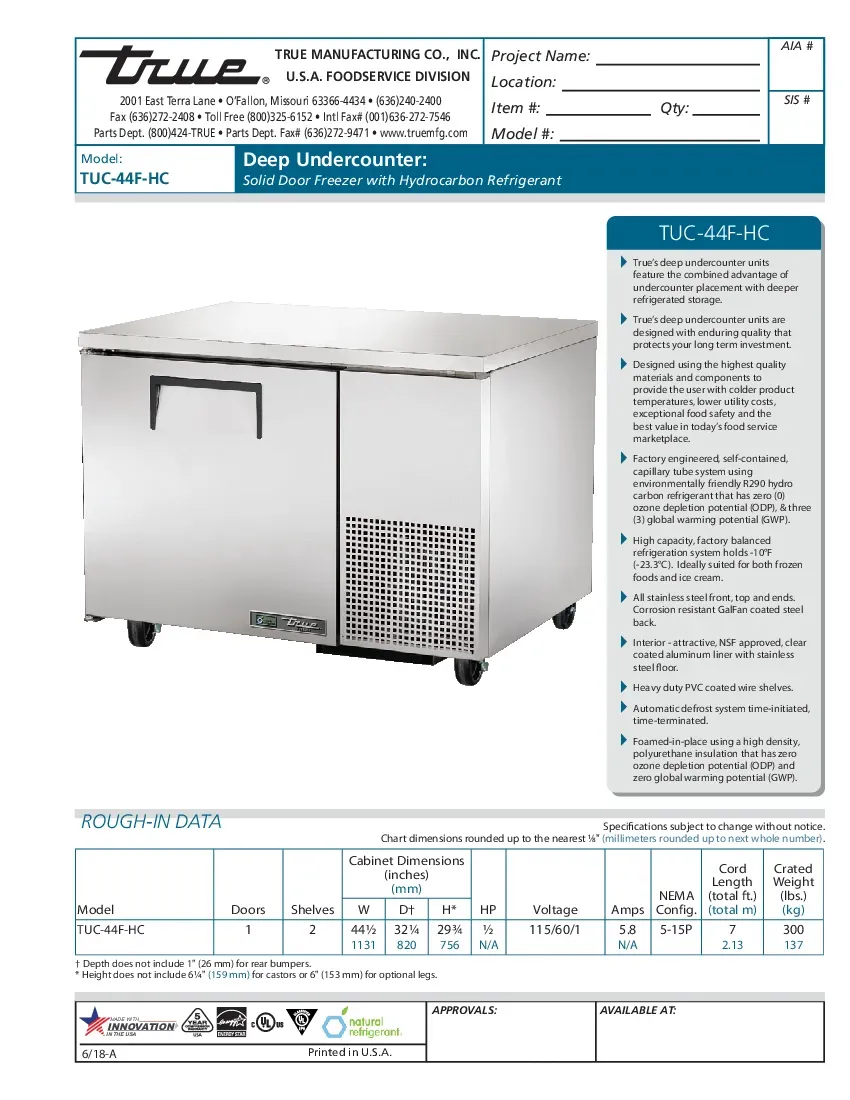 true-manufacturing-tuc-44f-hc-freezer-undercounter-reach-in-specsheet-260222saja7s.pdf