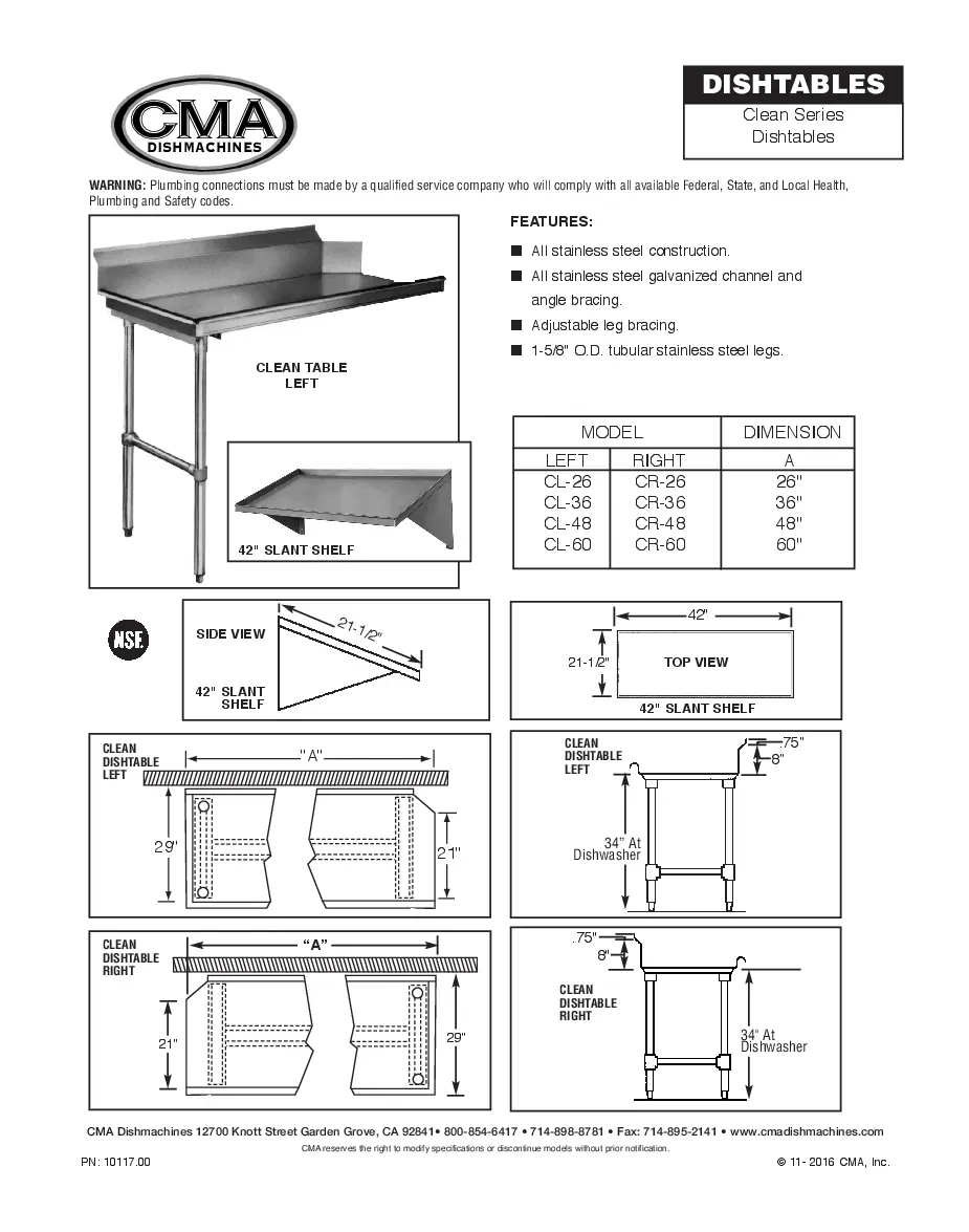 cma-dishmachines-cl-26-dishtable-clean-straight-specsheet-260222qqwwu1.pdf