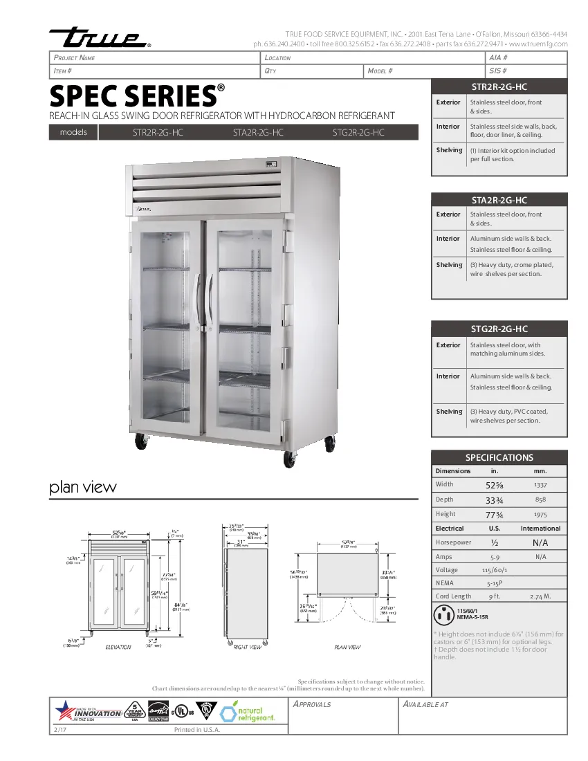 true-manufacturing-stg2r-2g-hc-refrigerator-reach-in-specsheet-2602221ioix8.pdf