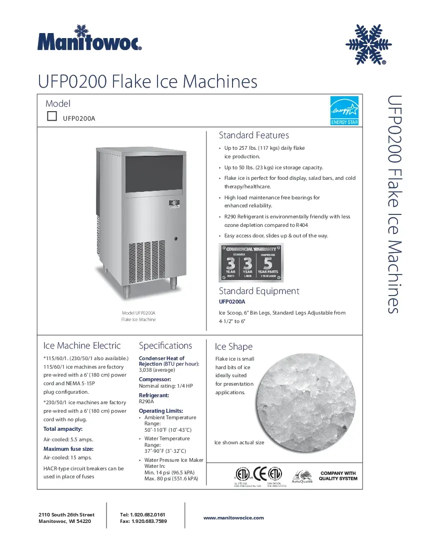 manitowoc-ufk0200az-251-ice-maker-with-bin-flake-style-specsheet-260222r9s1lm.pdf