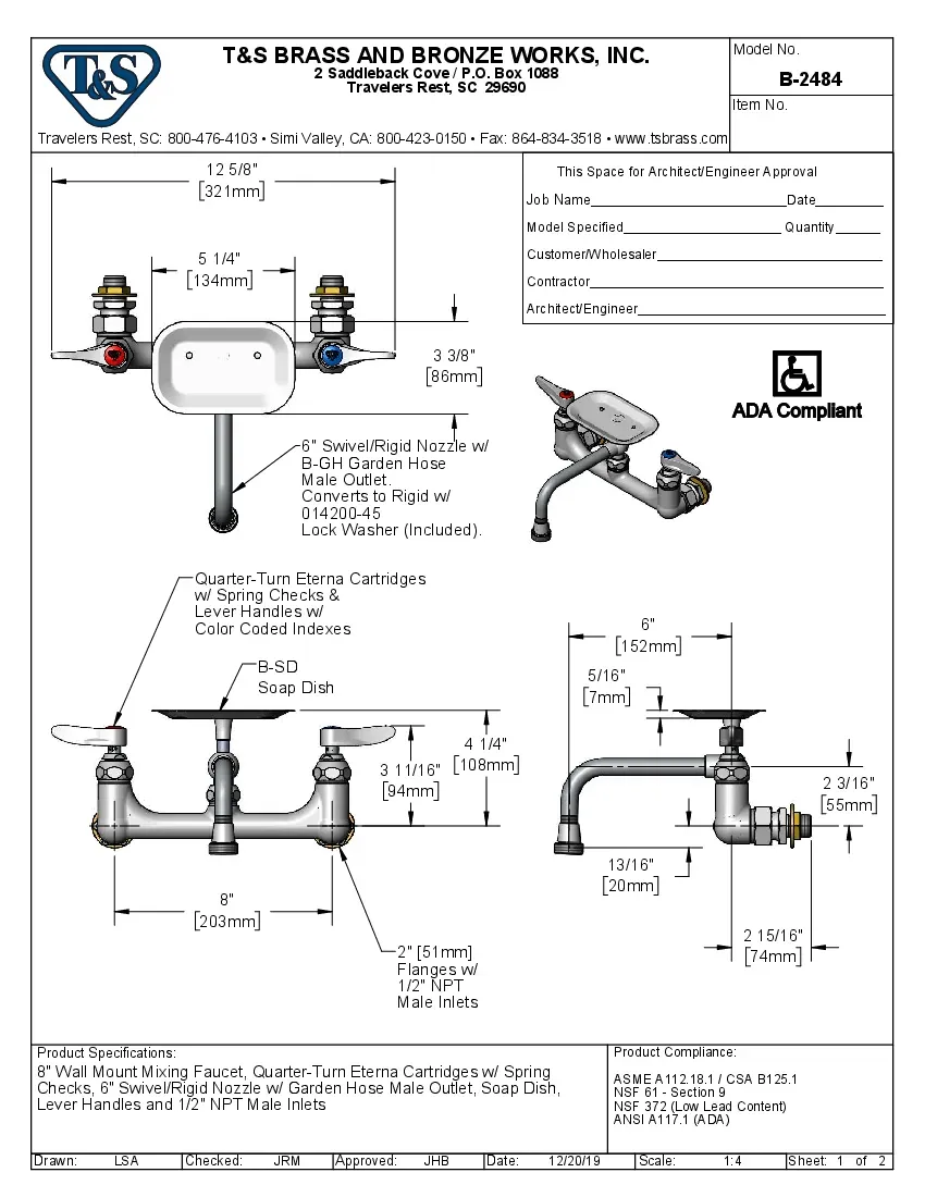 t-s-brass-b-2484-manual-faucets-chrome-plated-wall-mount-specsheet-26072696p20s.pdf