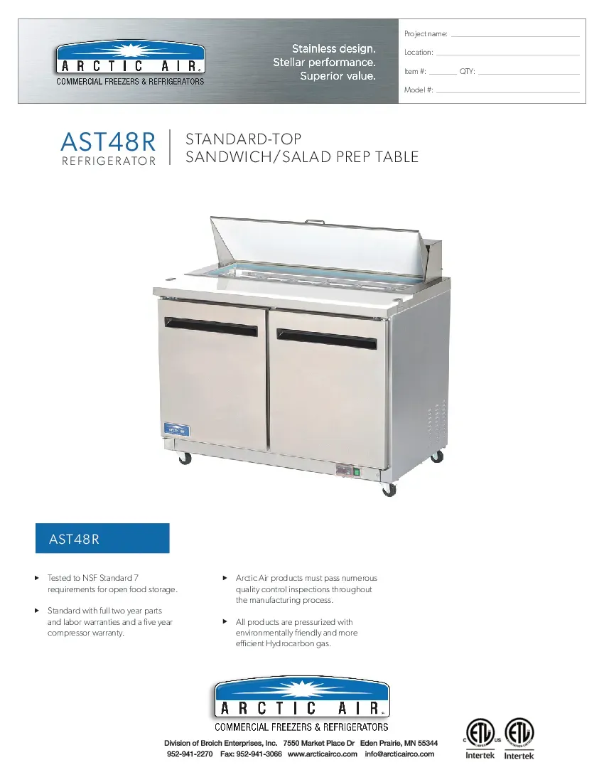 arctic-air-ast48r-refrigerated-counter-sandwich-salad-unit-specsheet-260222o5rpnz.pdf
