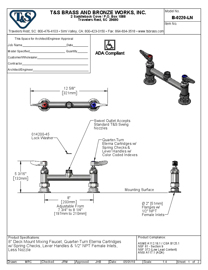 t-s-brass-b-0220-ln-faucet-deck-mount-specsheet-260222xhek6c.pdf