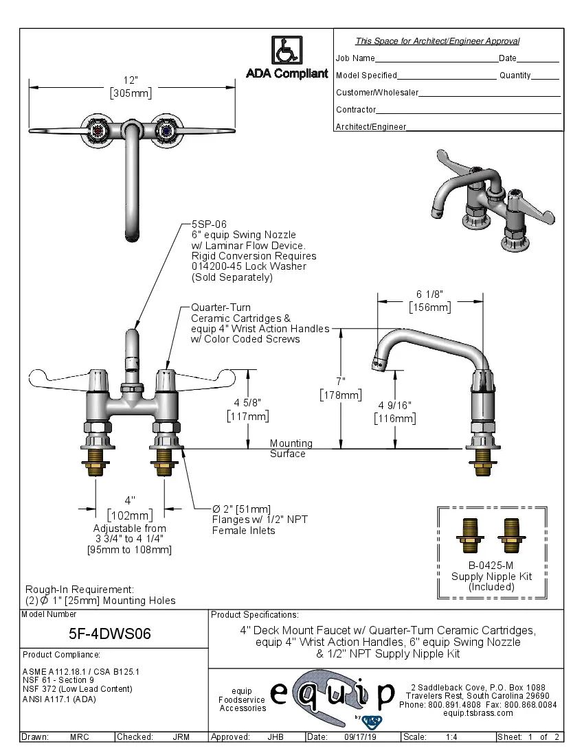 t-s-brass-5f-4dws06-faucet-deck-mount-chrome-plated-specsheet-260726vep8wp.pdf