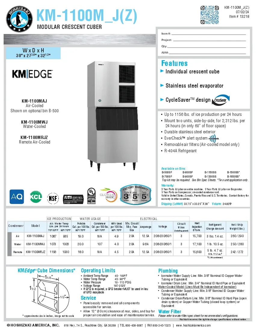 hoshizaki-km-1100maj-ice-maker-cube-style-specsheet-260222cemspf.pdf