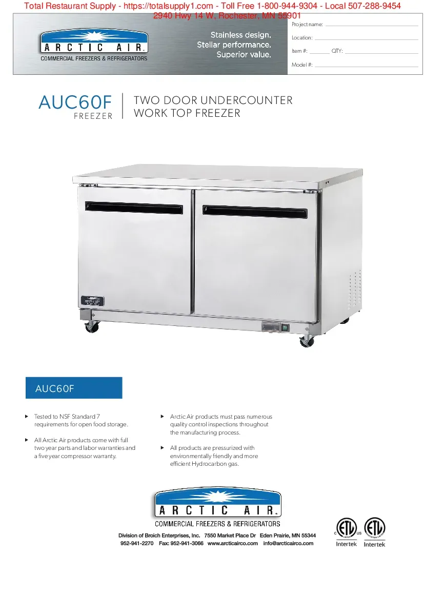 arctic-air-auc60f-2-door-undercounter-freezer-specsheet-26022293ui3t.pdf