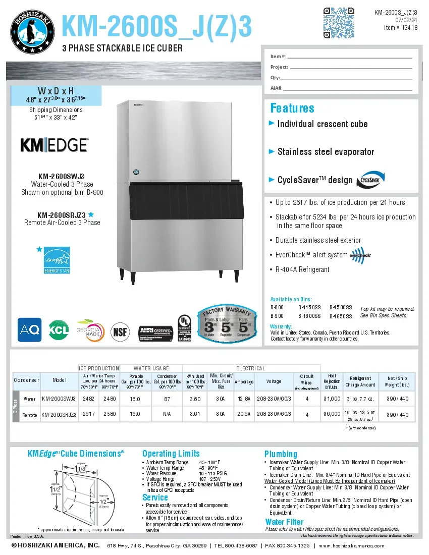 hoshizaki-km-2600swj3-ice-maker-cube-style-specsheet-260222jte6by.pdf
