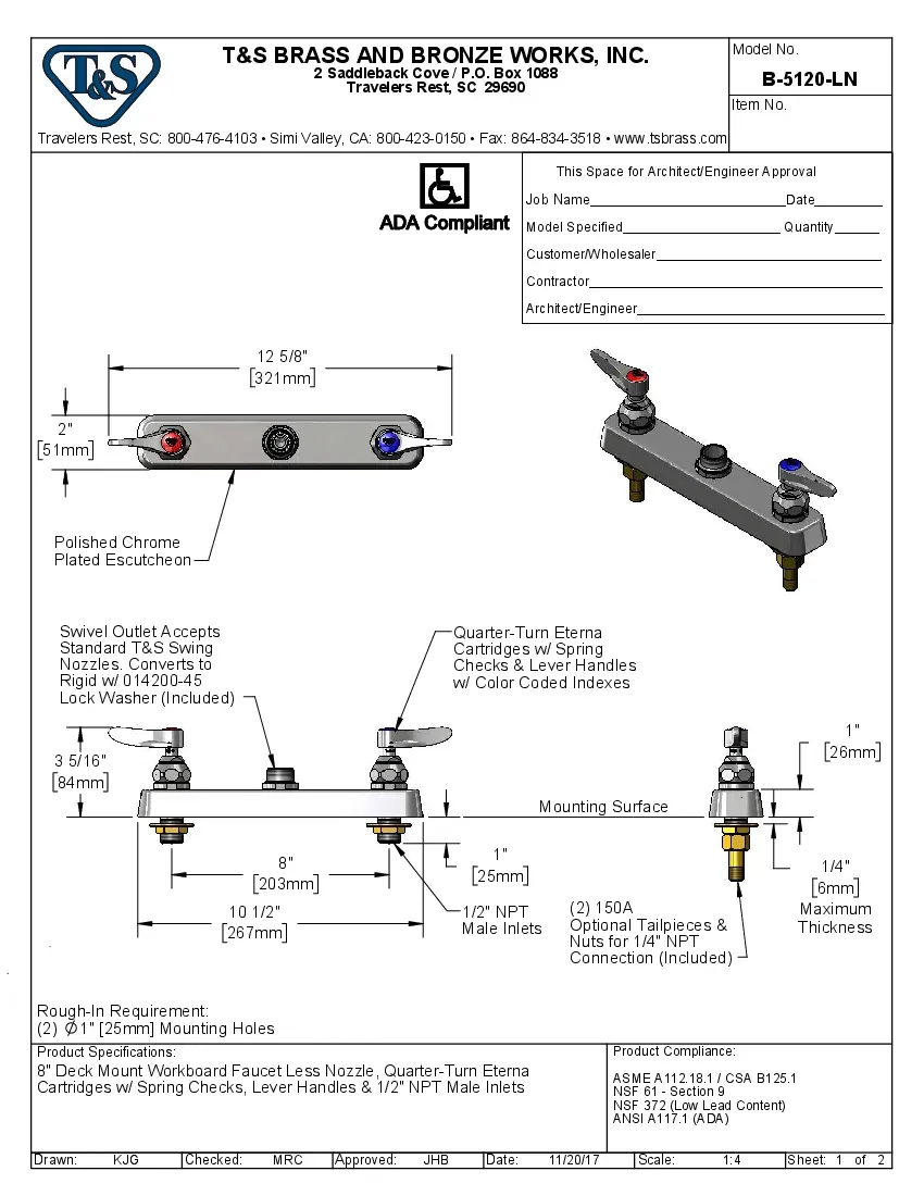 t-s-brass-b-5120-ln-faucet-deck-mount-specsheet-2602227cwd9j.pdf