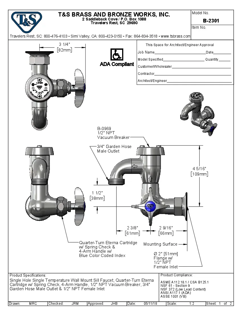 t-s-brass-b-2301-manual-faucets-specsheet-260222gvf337.pdf