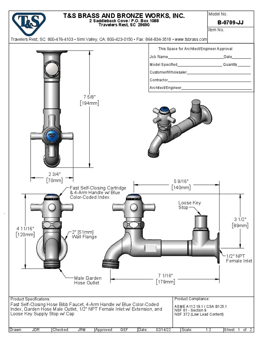 t-s-brass-b-0709-jj-manual-faucets-chrome-plated-wall-mount-specsheet-260726l12fh5.pdf