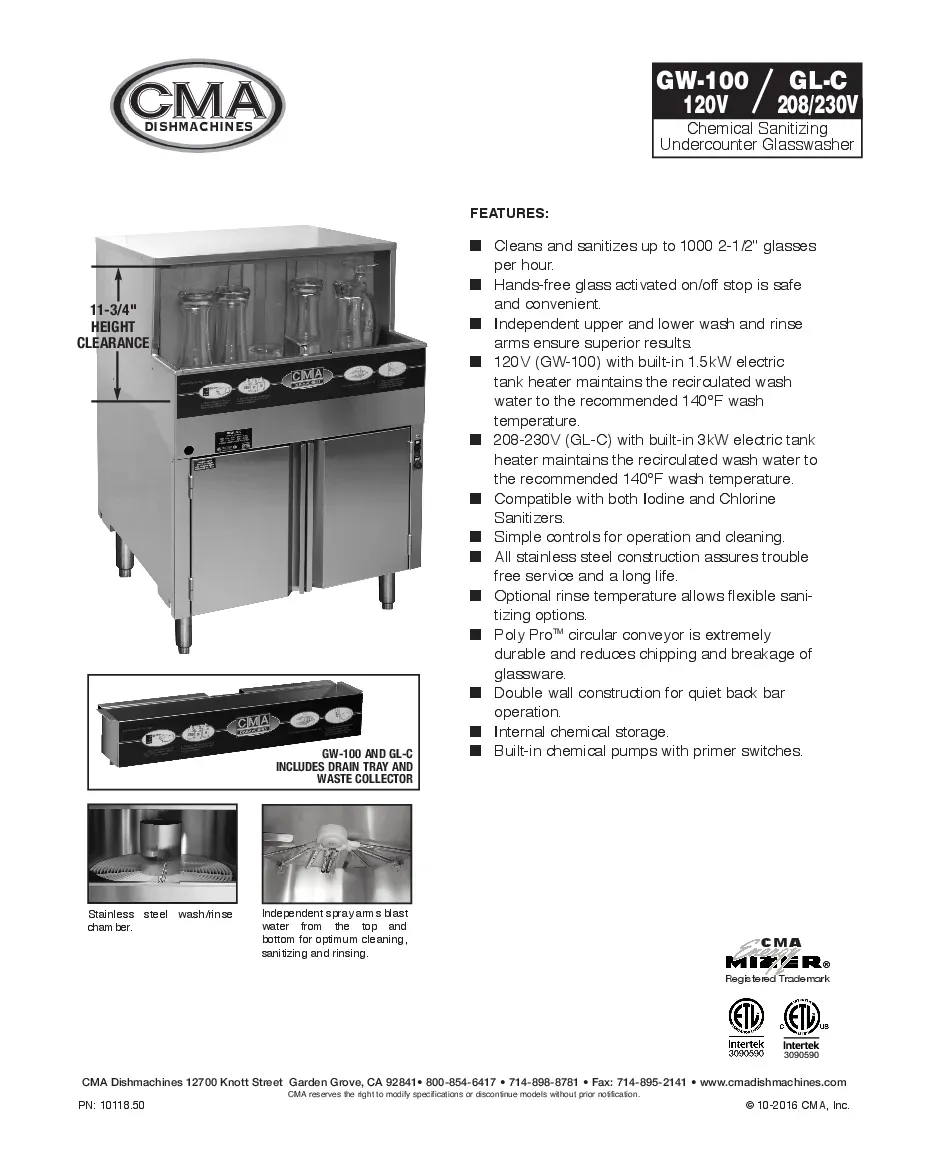 cma-dishmachines-gw-100-glasswasher-25-1-4-w-40-5-h-chemical-pump-included-260927bhp8bu.pdf