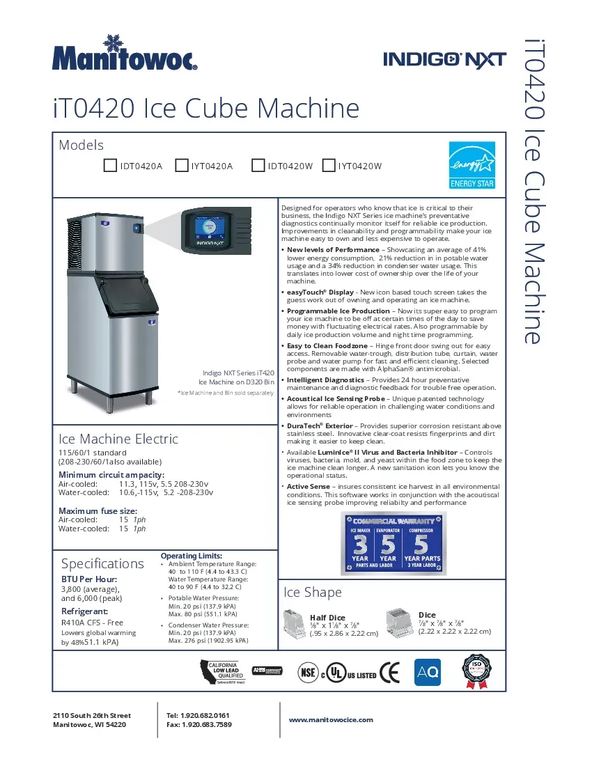 manitowoc-idt0420a-161-ice-maker-cube-style-specsheet-2602228vac5s.pdf