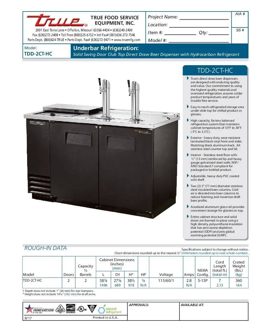 true-manufacturing-tdd-2ct-hc-draft-beer-cooler-specsheet-260222ukqx0s.pdf
