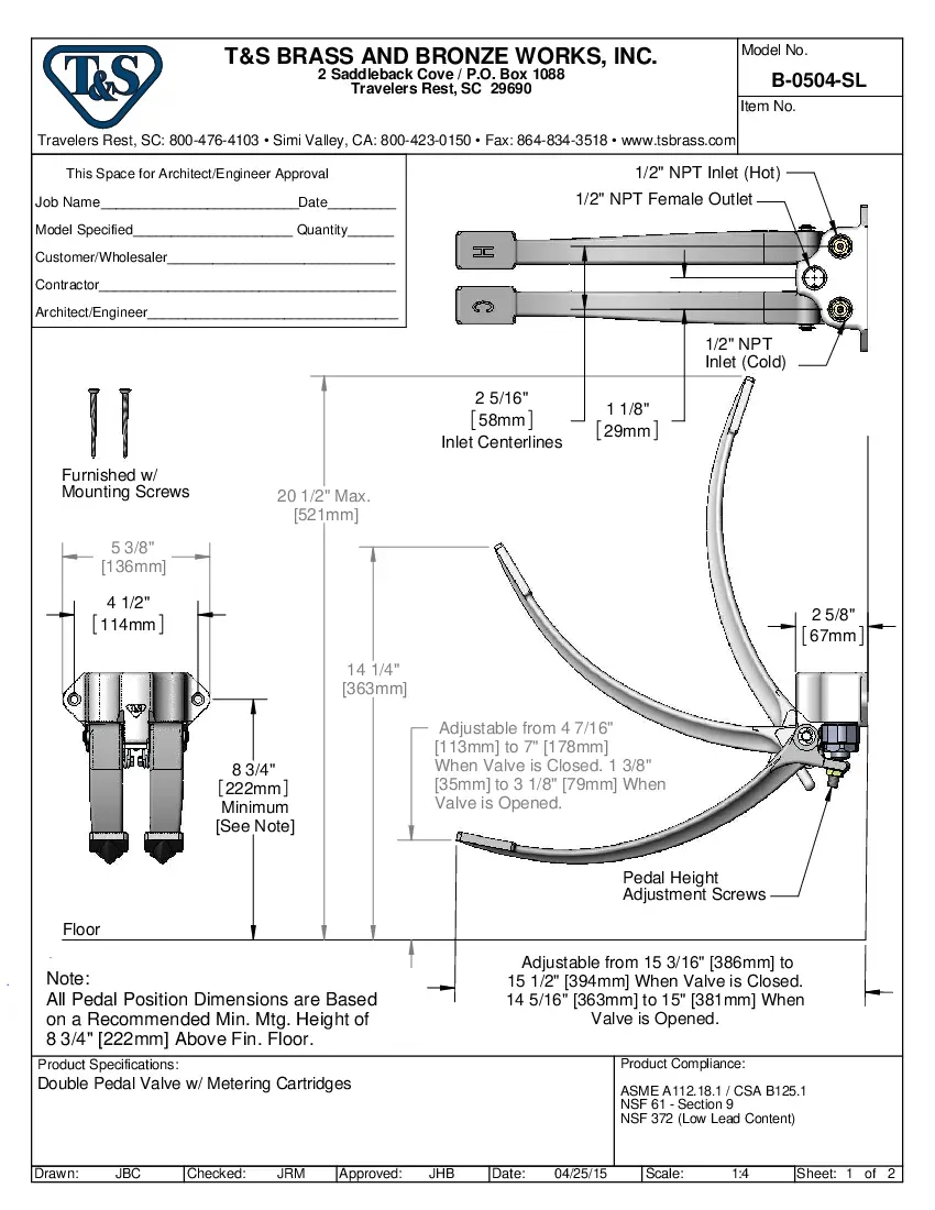 t-s-brass-b-0504-sl-manual-faucets-specsheet-260222e2iqs7.pdf