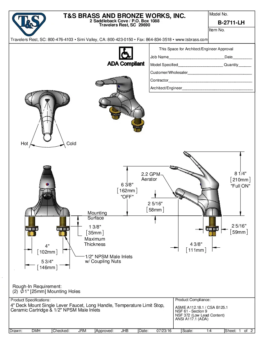 t-s-brass-b-2711-lh-manual-faucets-specsheet-260222hwjhd0.pdf