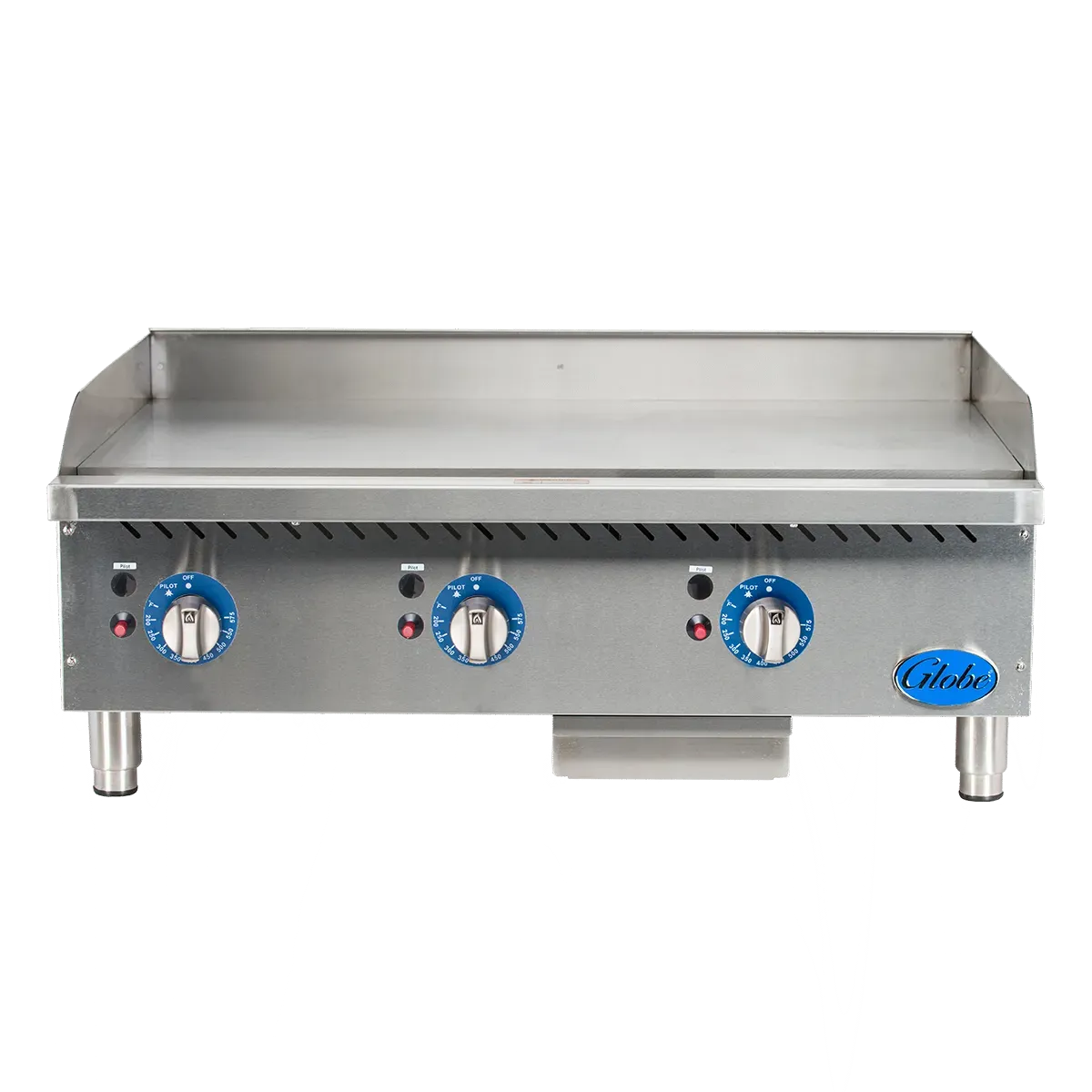 Globe GG36TG, Griddle, Gas, Countertop, Heavy-Duty, 36.0 Inch