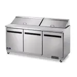Arctic Air AMT72R, Refrigerated Counter, Mega Top Sandwich / Salad Unit