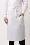 Chef Works 122A-WHT-0, Two Pocket Bistro Apron