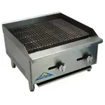 Comstock-Castle CCELB24, Charbroiler, Gas, Countertop