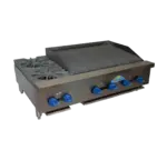 Comstock-Castle FHP42-2.5LB, Charbroiler / Hotplate, Gas, Countertop