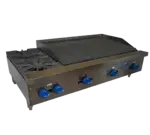 Comstock-Castle FHP48-3RB, Charbroiler / Hotplate, Gas, Countertop