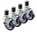 Krowne Metal , 30-125S, Casters