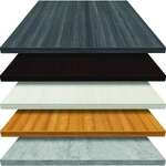 Oak Street , 3MM36x36-T2, Table Top, Laminate