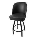 Oak Street , SL0136-BLK, Bar Stool, Swivel, Indoor