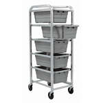 Quantum Foodservice , TR5-2516-8GY, Bus Box / Tub Storage Rack / Cart