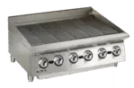 Star 8H-8136RCBB, Charbroiler, Gas, Countertop