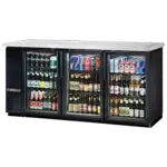 True Manufacturing TBB24-72-3G-Z1-SFT-B-1, Back Bar Cabinet, Refrigerated