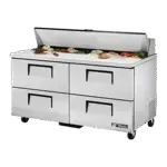 True Manufacturing TSSU-60-16D-4-HC, Refrigerated Counter, Sandwich / Salad Unit
