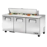 True Manufacturing TSSU-72-16-HC, Refrigerated Counter, Sandwich / Salad Unit