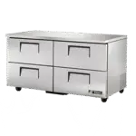 True Manufacturing TUC-60D-4-HC, Refrigerator, Undercounter, Reach-In