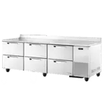 True Manufacturing , TWT-93D-6-HC~SPEC3, Refrigerated Counter, Work Top