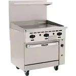 Vulcan 36C-36G, Range, 36" Restaurant, Gas