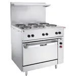 Vulcan , EV36S-2FP24G208, Range, 36" Restaurant, Electric